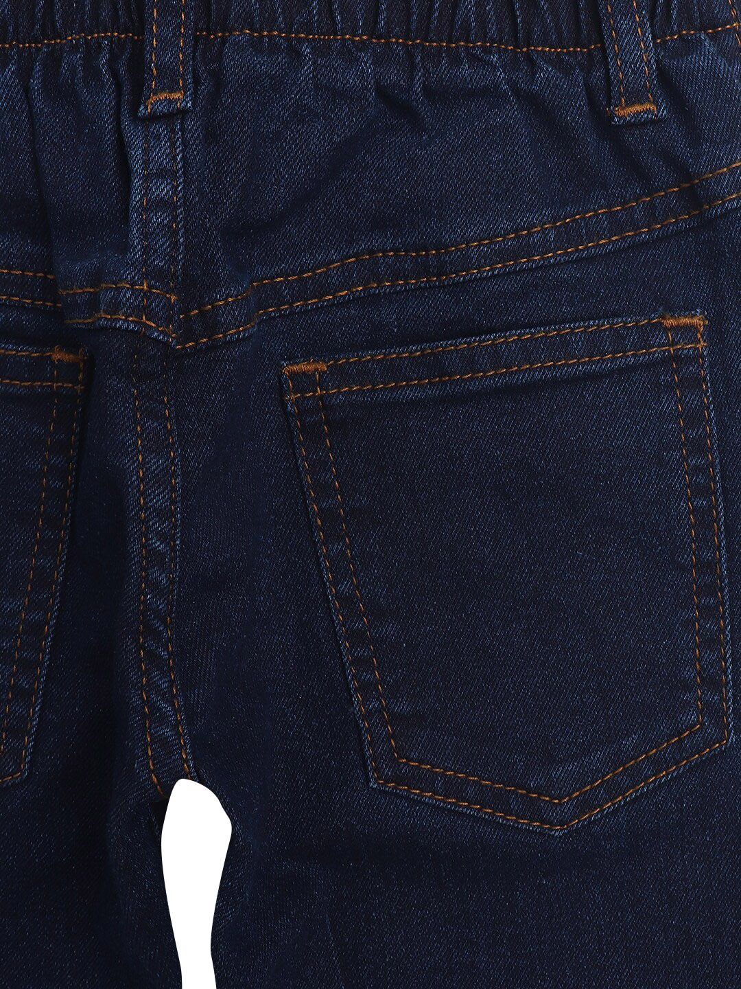 Kotty Girls Navy Blue Solid Mid Rise Jeans