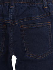 Kotty Girls Navy Blue Solid Mid Rise Jeans