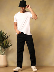 Kotty Men Regular Fit Mid-Rise Cotton Stretchable Jeans