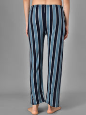 Kotty Women Striped Pure Cotton Lounge Pants