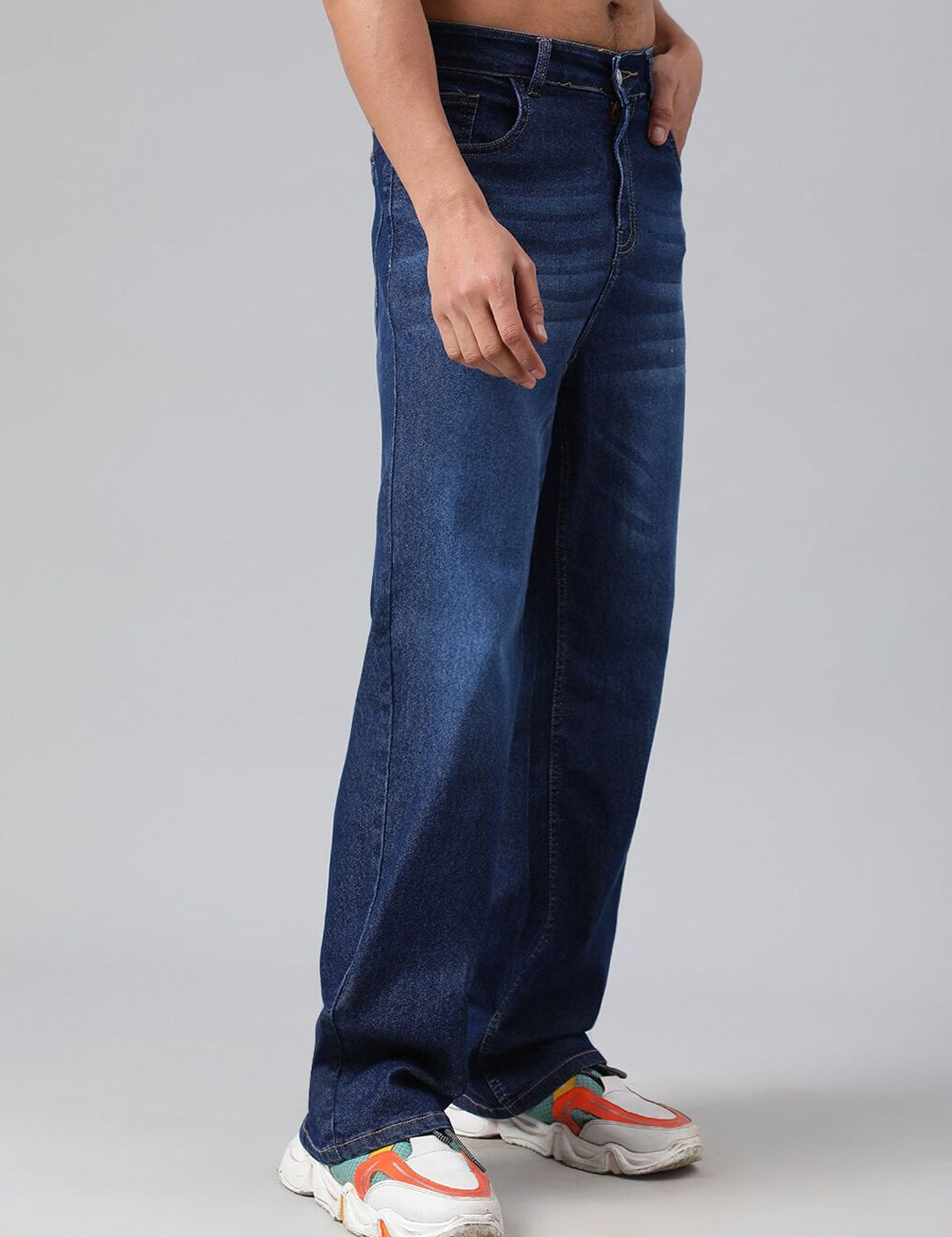 Kotty Men Low-Rise Light Fade Stretchable Jeans