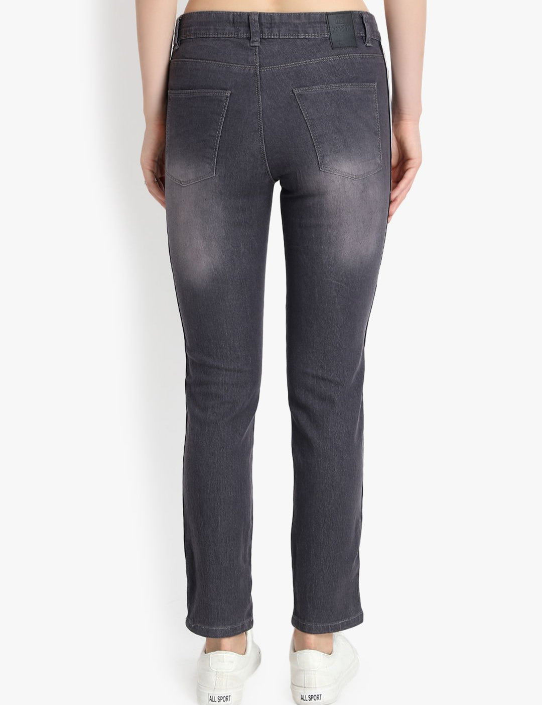 Kotty Women Black Skinny Fit High-Rise Clean Look Jeans