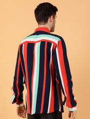 Kotty Men Relaxed Spread Collar Graphic Printed Casual Shirt