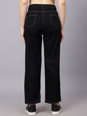 KOTTY Basics Women Straight Fit High-Rise Stretchable Jeans