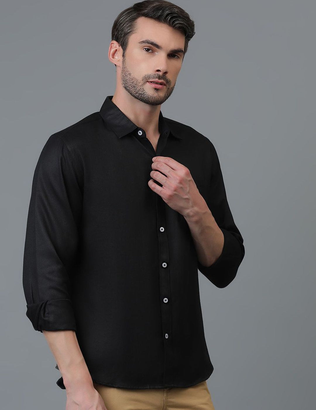 Kotty New Spread Collar Casual Shirt