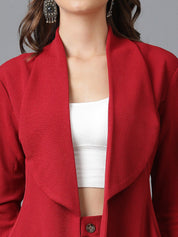 KOTTY BIZwear Shawl Neck Coat With Trouser