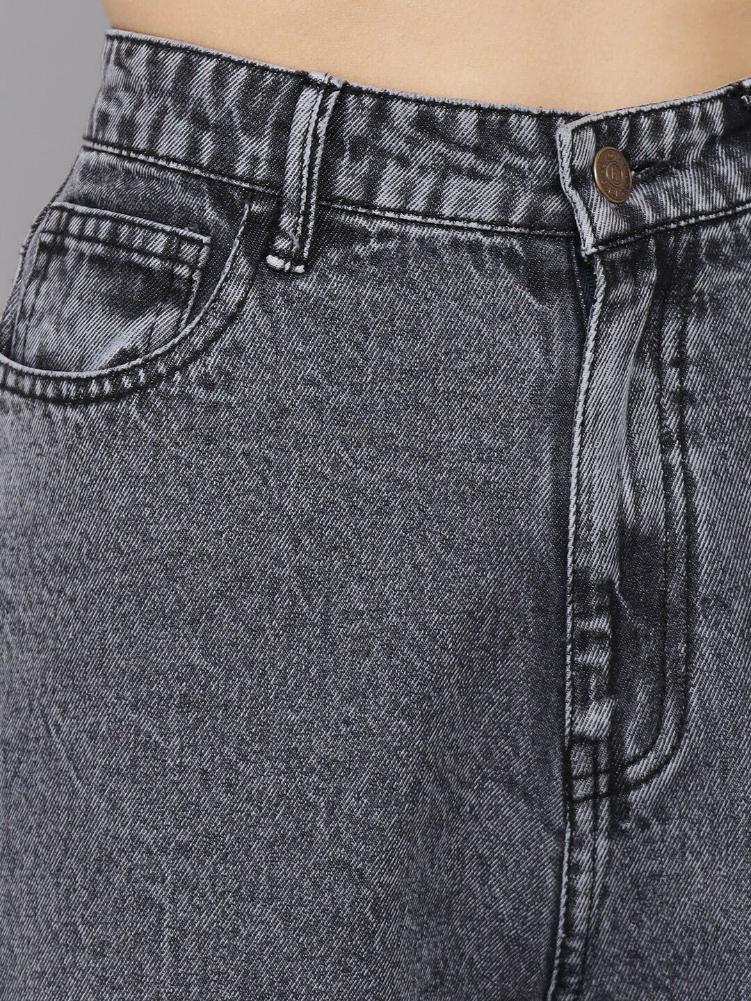 Kotty Women Black High-Rise Light Fade Jeans