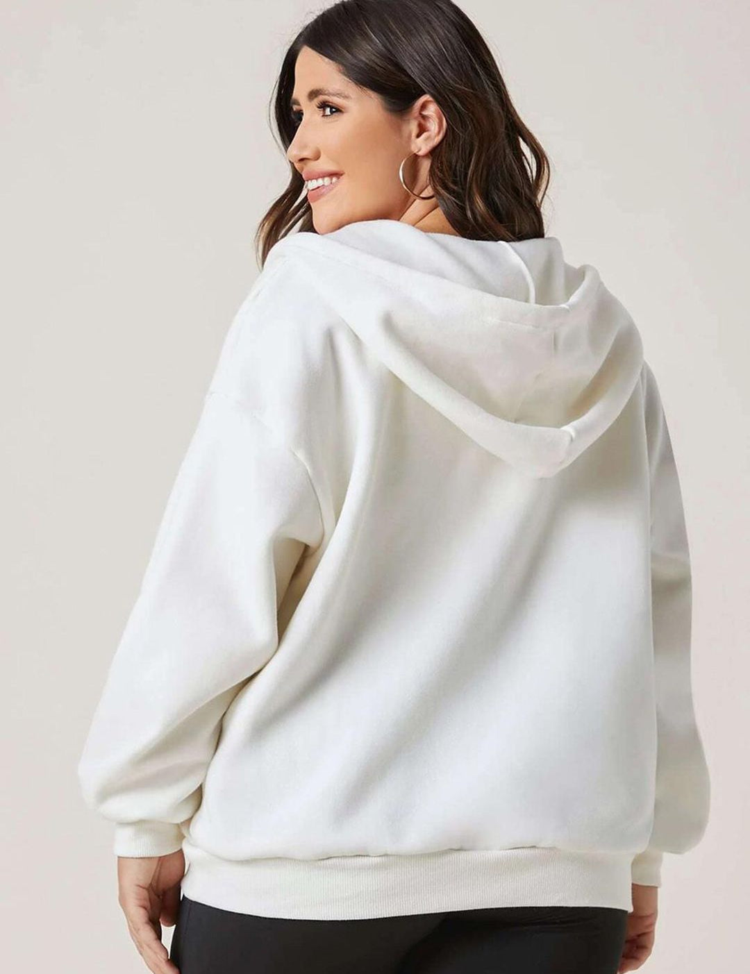 Kotty Hooded Front-Open Sweatshirt