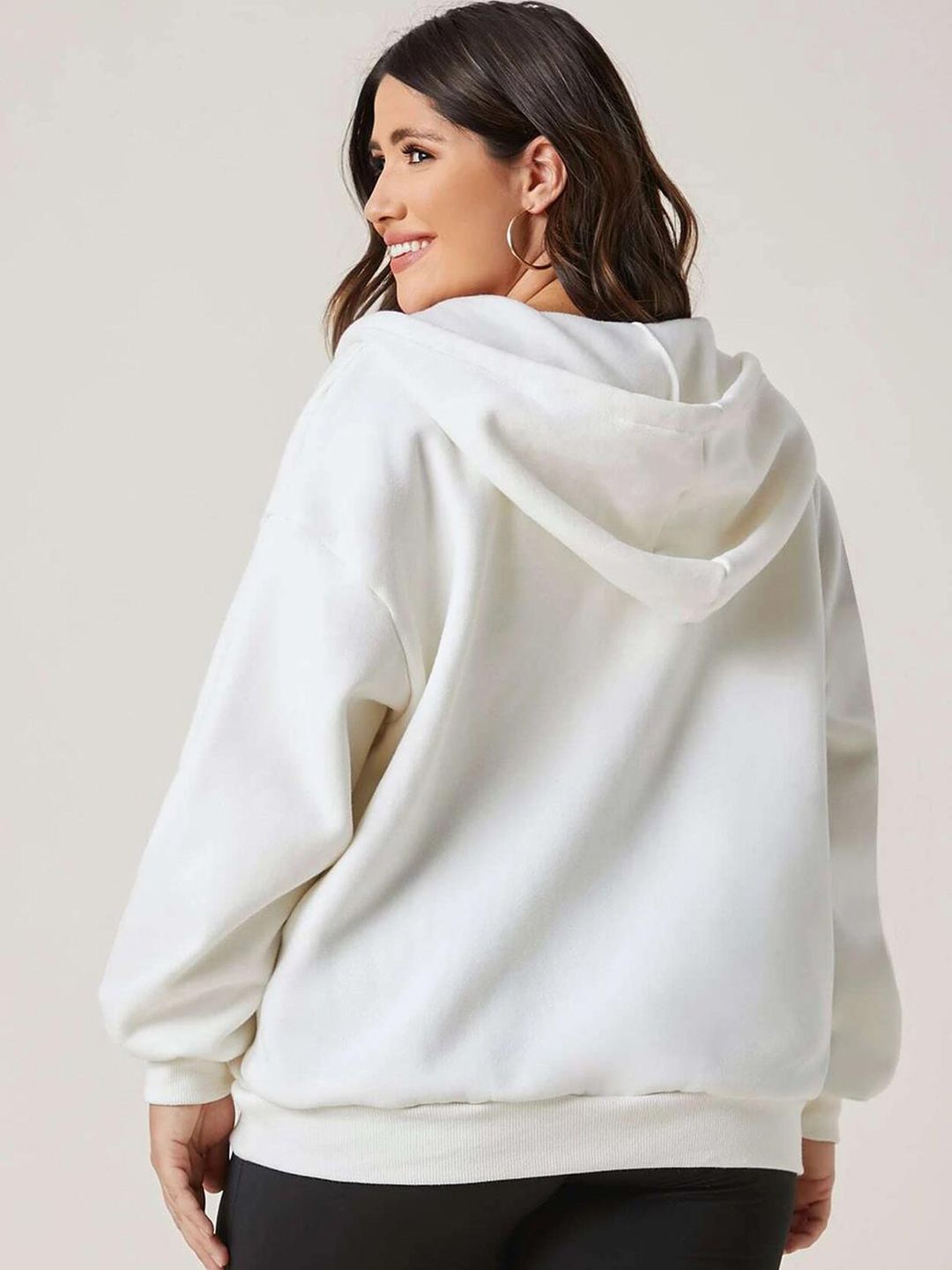 Kotty Hooded Front-Open Sweatshirt