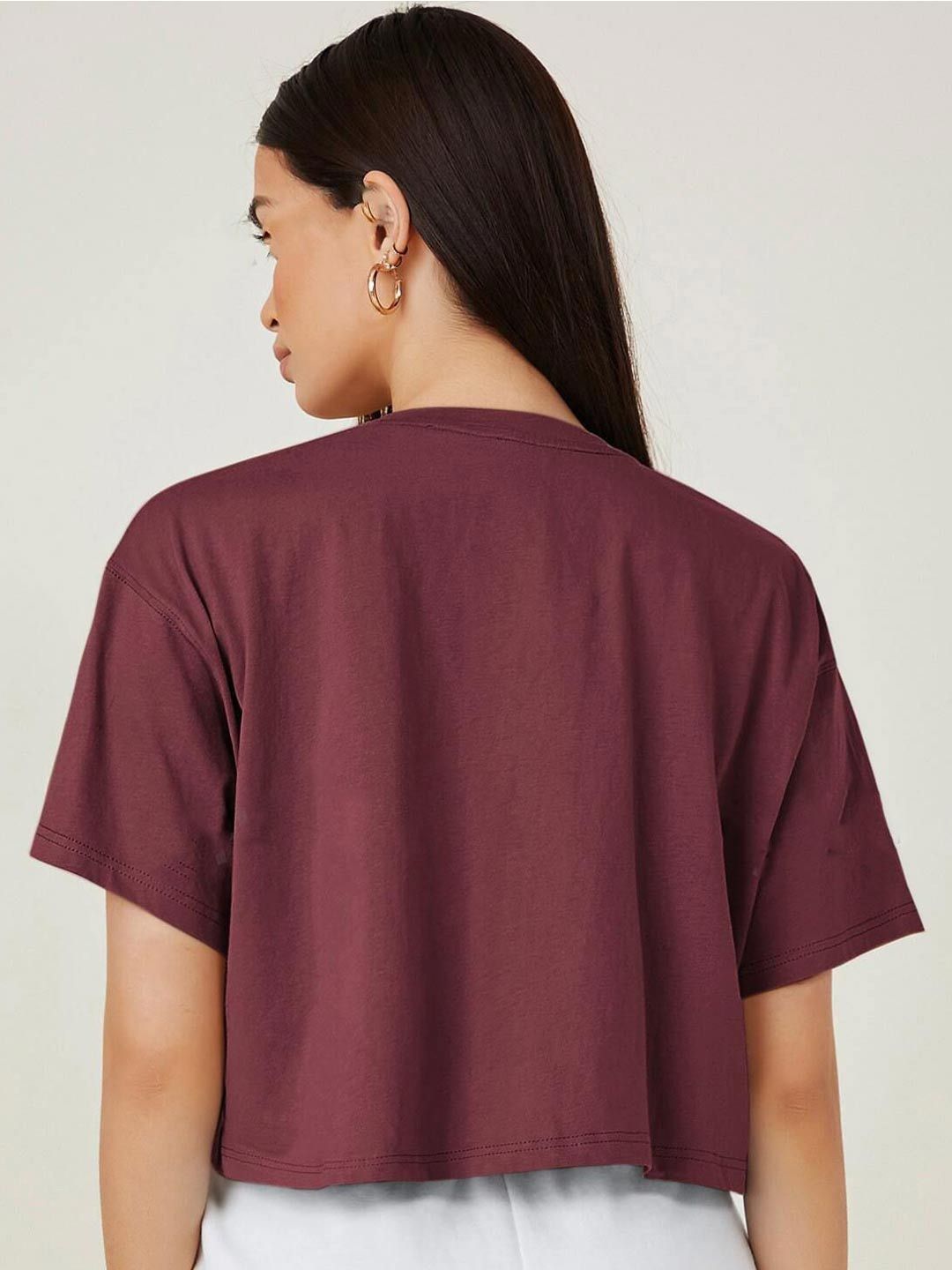 Kotty Women Printed Crop T-shirt