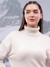 Kotty Women High Neck Pullover Sweater