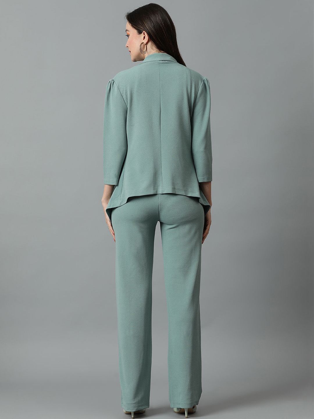 Kotty Green Shawl Neck Blazer & Trousers