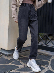 Kotty Women Straight Fit High-Rise Light Fade Stretchable Jeans