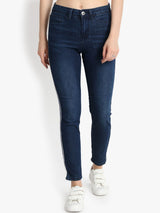 Kotty Women Blue Skinny Fit High-Rise Clean Look Jeans