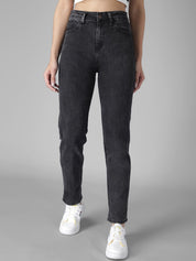 Kotty Women Black Skinny Fit High-Rise Clean Look Jeans