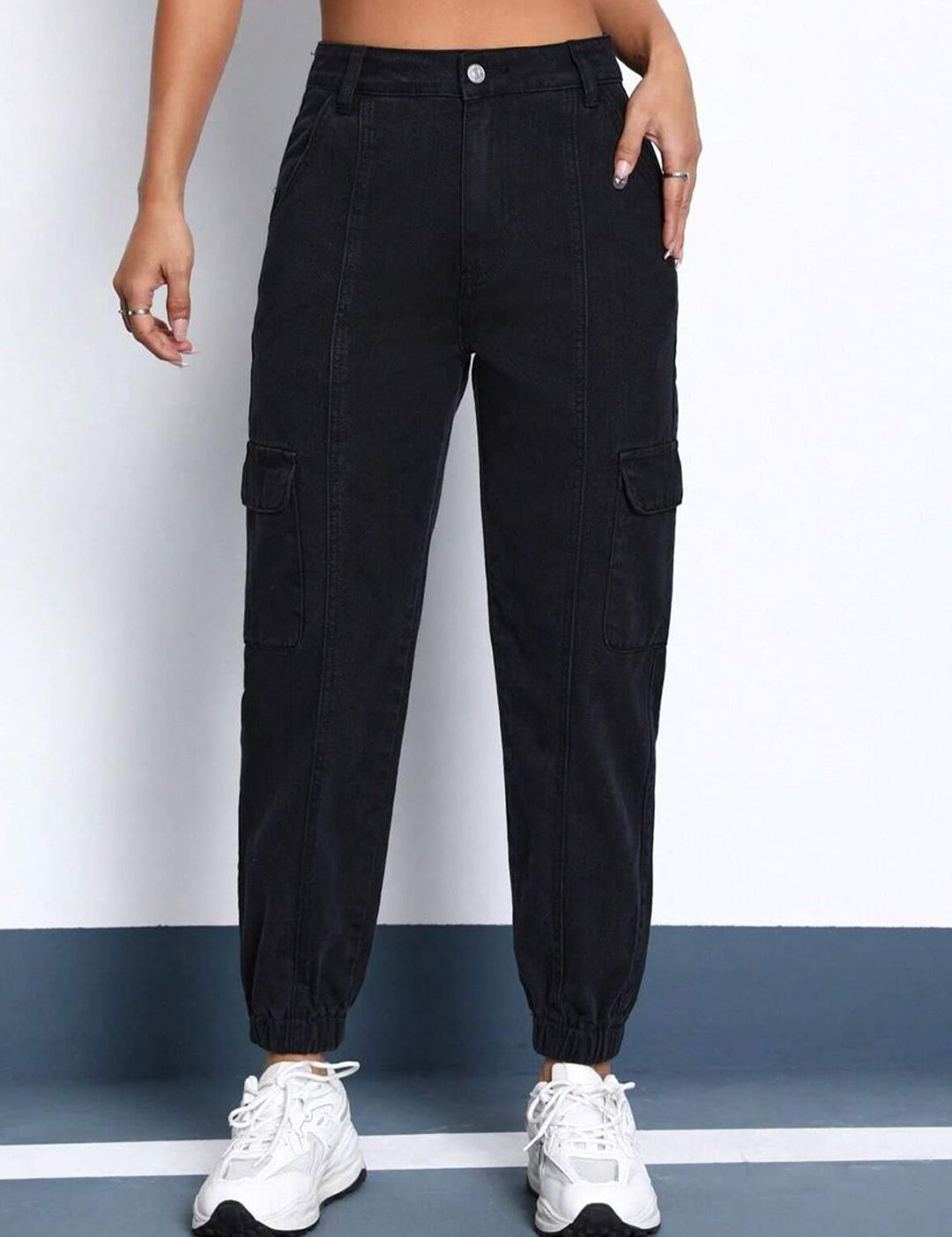 Kotty Women High-Rise Stretchable Cotton Joggers