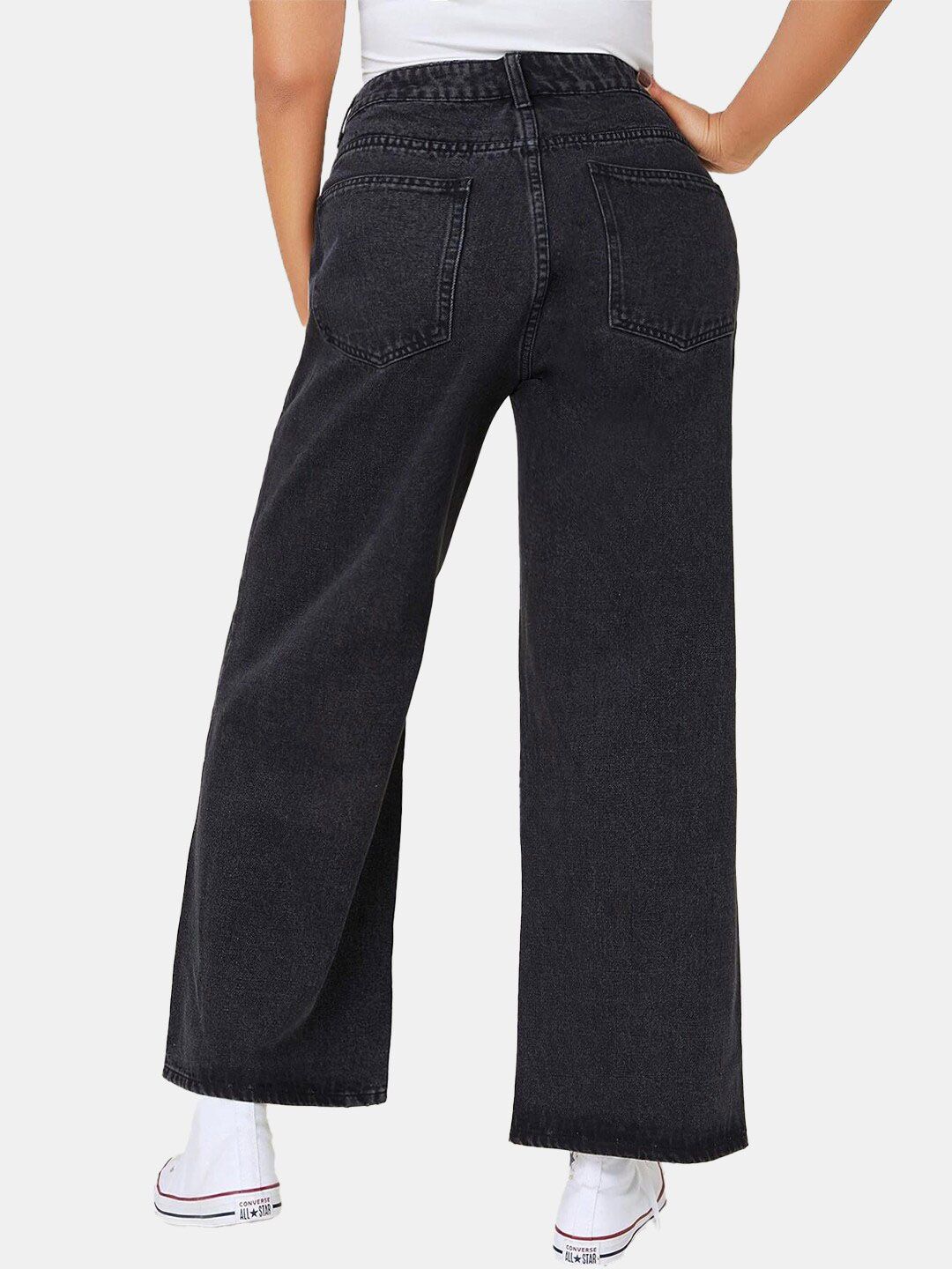 Kotty Women Jean Flared High-Rise Stretchable Jeans