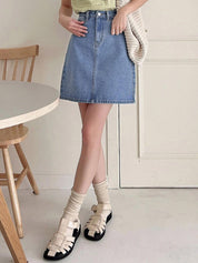 Kotty A-Line Denim Skirt