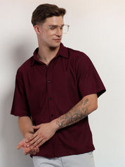 Kotty Men Opaque Textured Casual Shirt