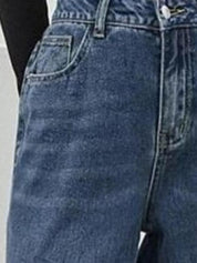 Kotty Women Jean Straight Fit High-Rise Light Fade Stretchable Jeans