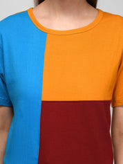 Kotty Colourblocked Cotton T-shirt
