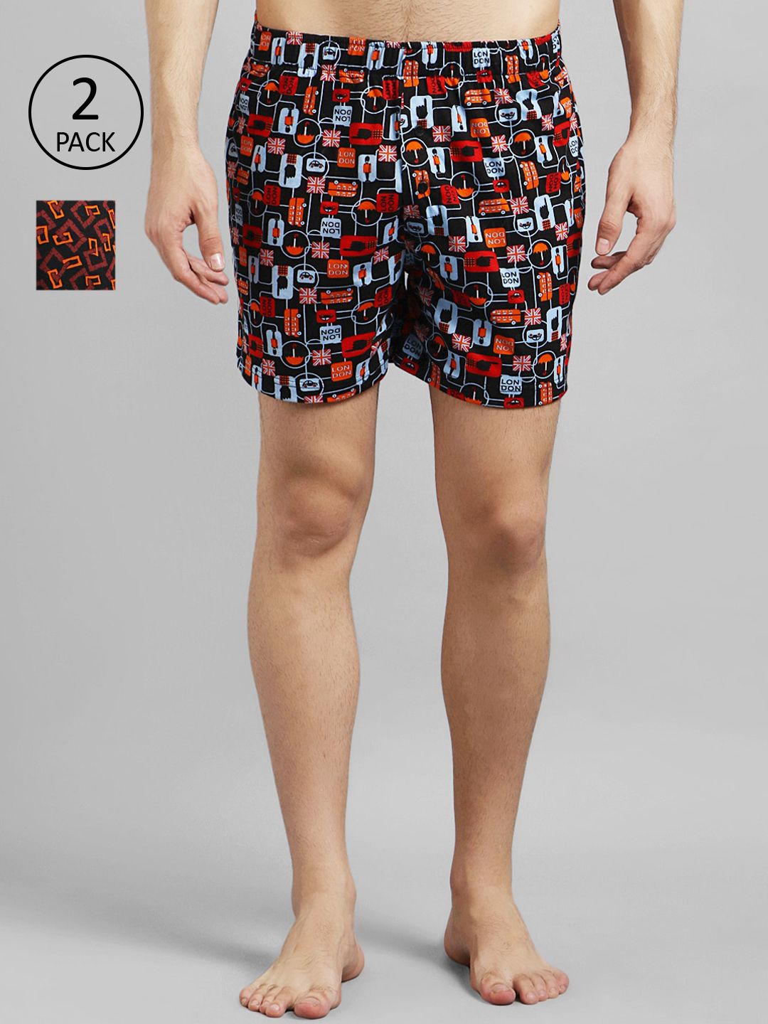 Kotty Men Pack Of 2 Printed Boxers