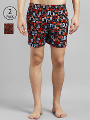Kotty Men Pack Of 2 Printed Boxers