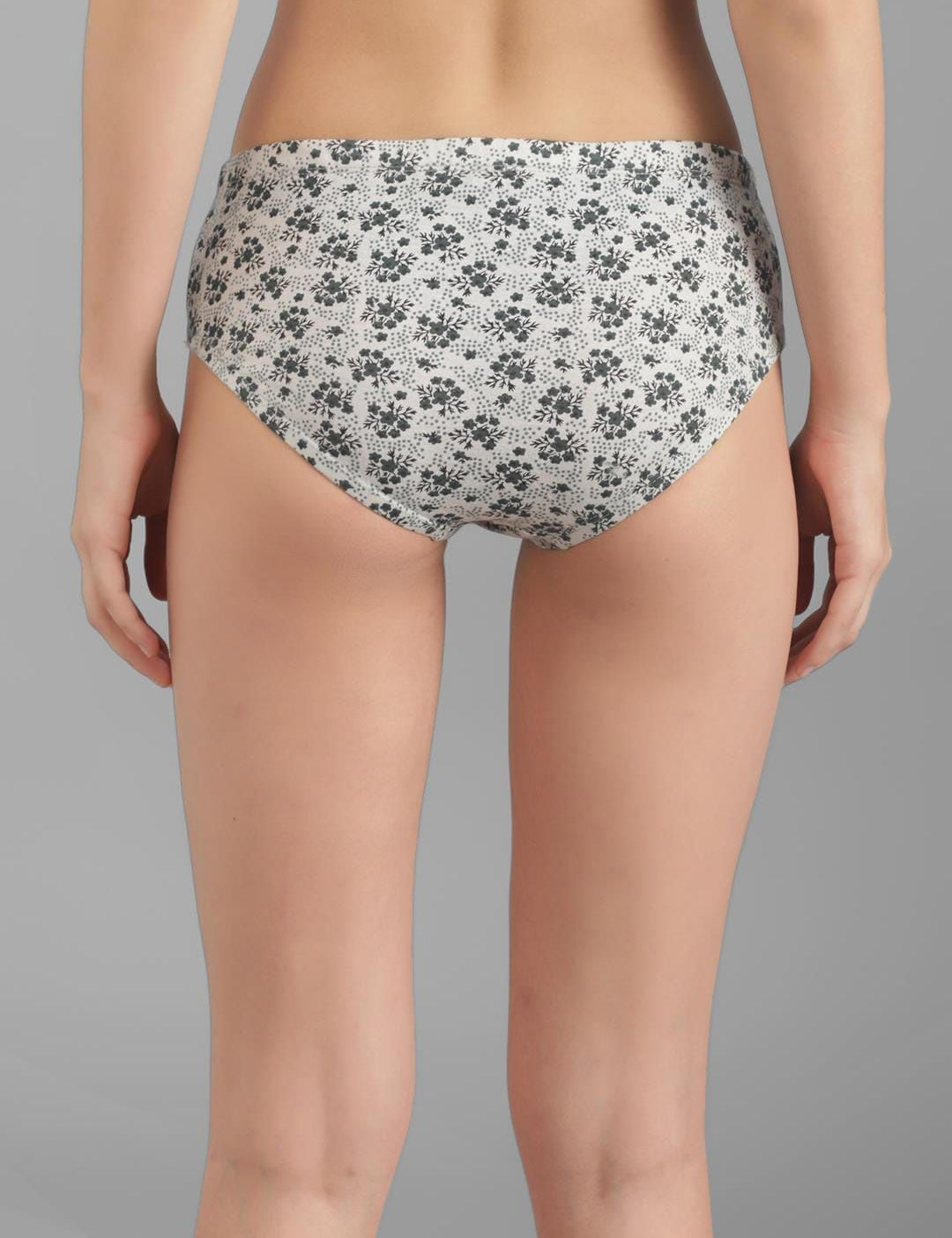 Kotty Women Pack Of 3 Printed Cotton Hipster Briefs