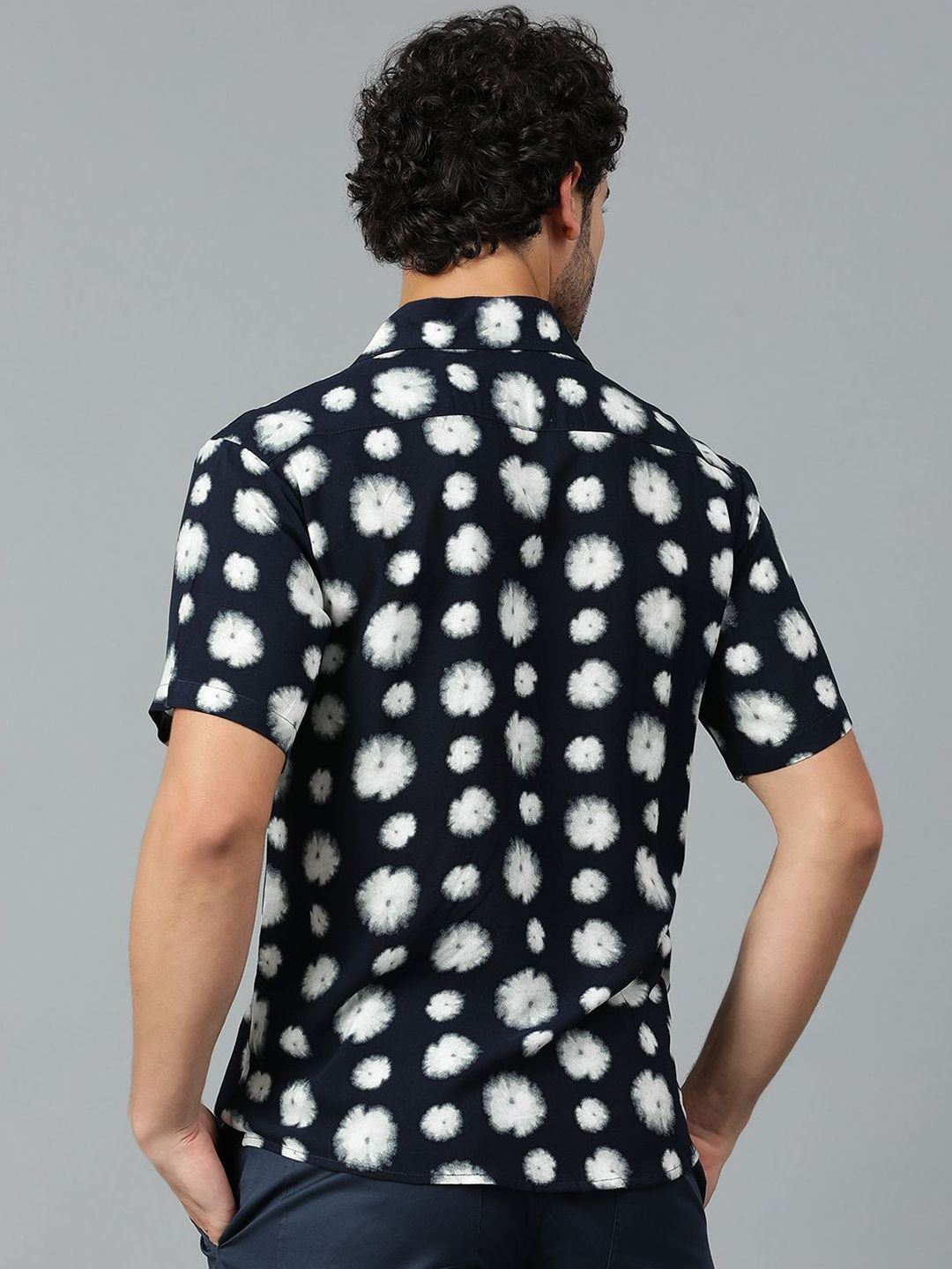 Kotty Men Tie and Dye Printed Casual Shirt