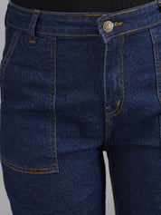 Kotty Women Blue Flared High-Rise Jeans