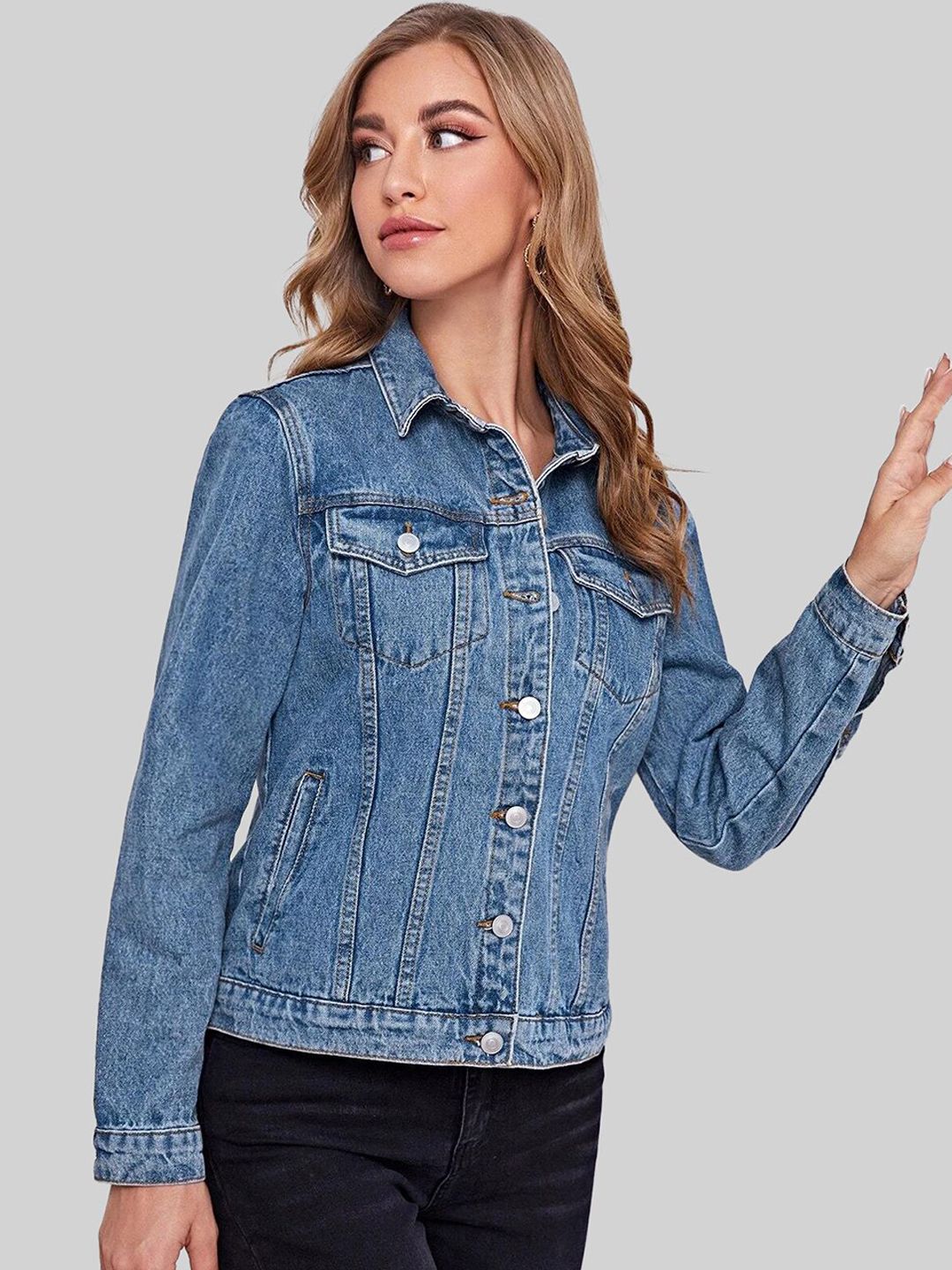 Kotty Washed Denim Jacket 