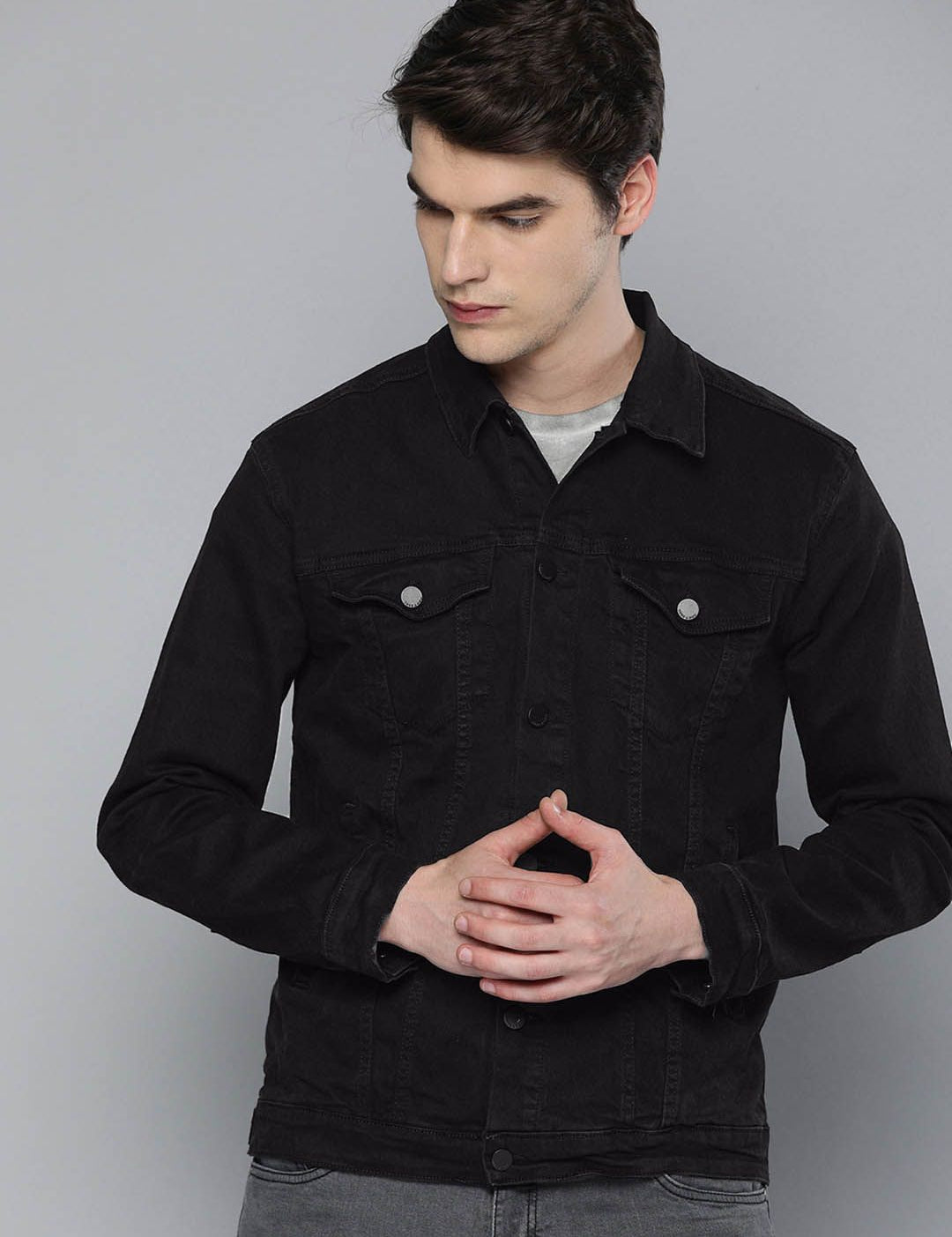 Kotty Graphic Printed Denim Jacket