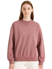 Kotty Women Solid Round Neck Pullover Sweatshirt