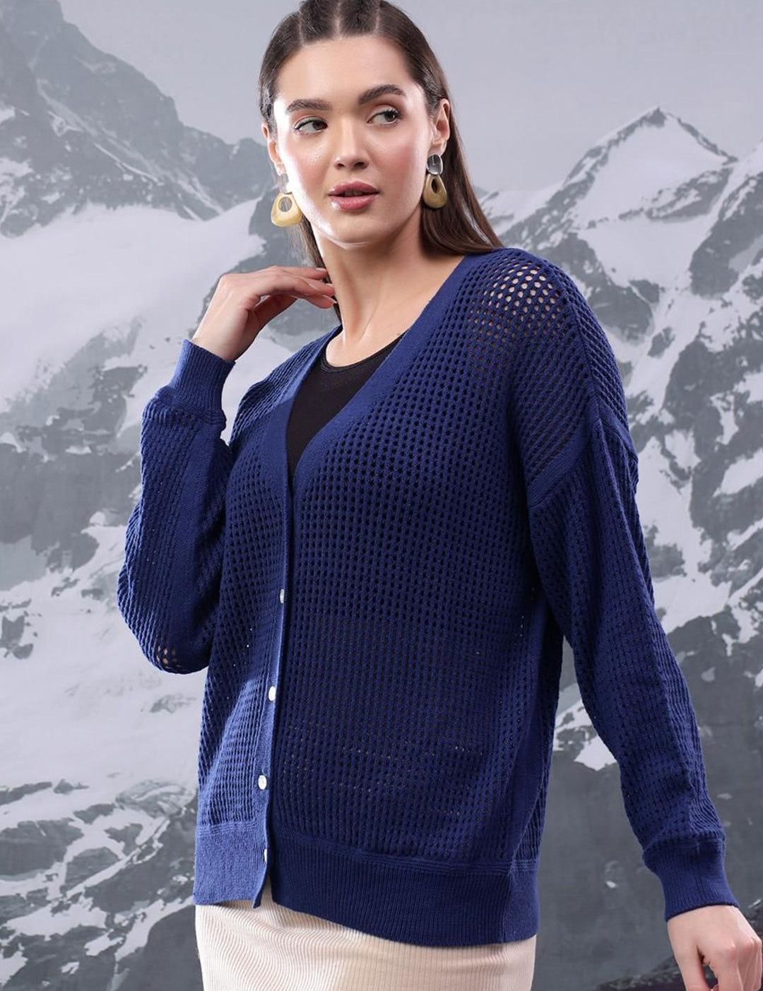 Kotty Women V-Neck Cardigan