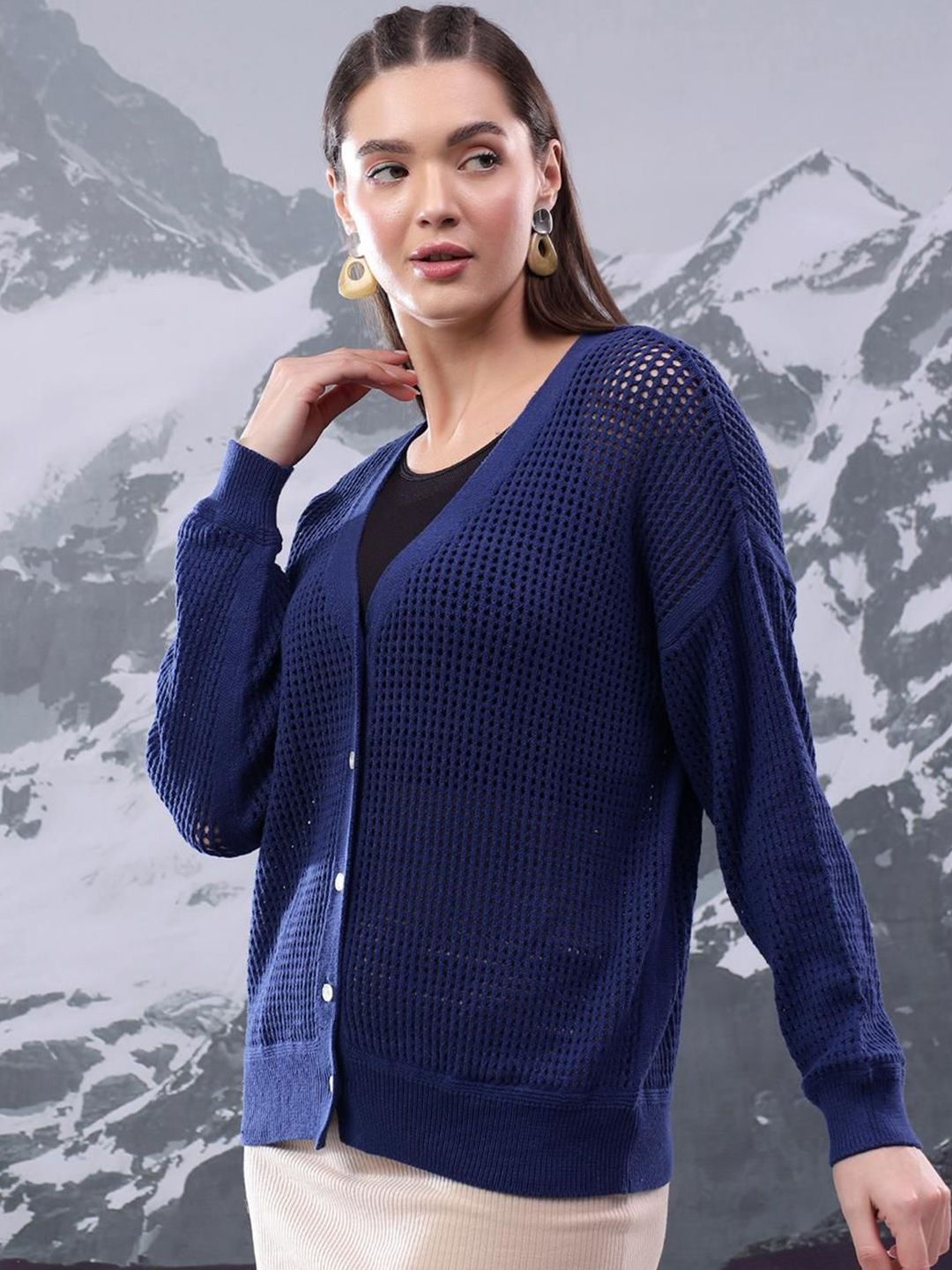 Kotty Women V-Neck Cardigan