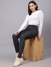 KOTTY Basics Women Skinny Fit High-Rise Stretchable Jeans