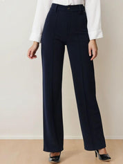Kotty Women Straight Fit High-Rise Trousers