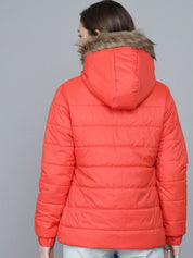 Kotty Woman Orange Lightweight Puffer Jacket