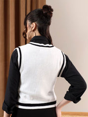 Kotty Women Ribbed Sweater Vest