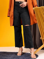 Kotty Women Jean High-Rise Mildly Distressed Jeans