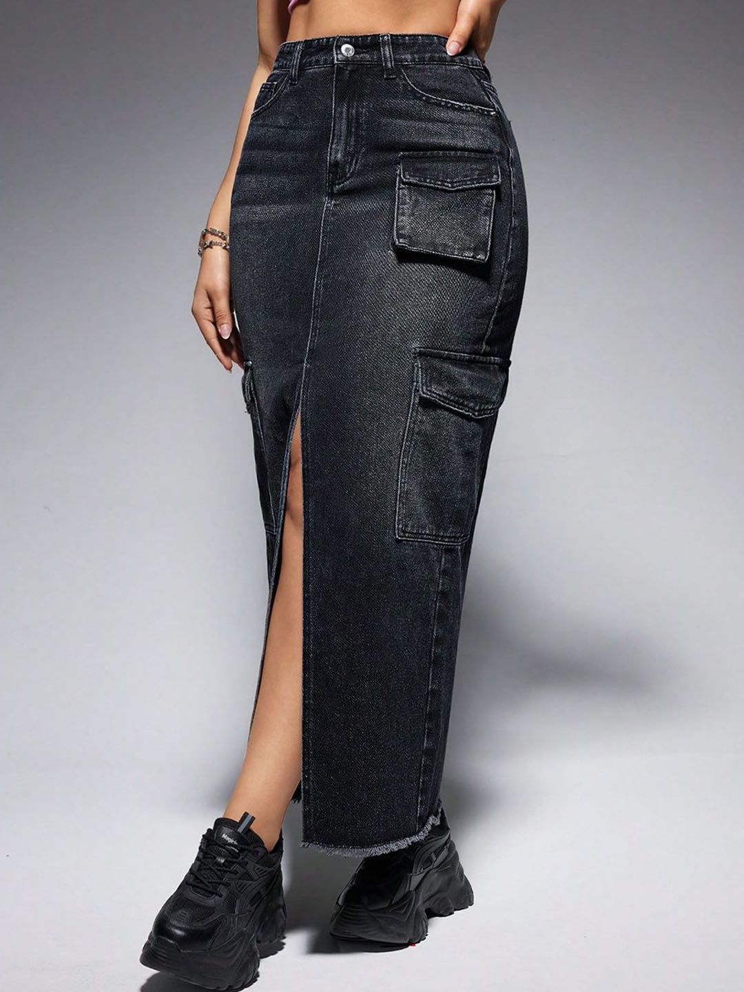 Kotty Straight Midi Skirt