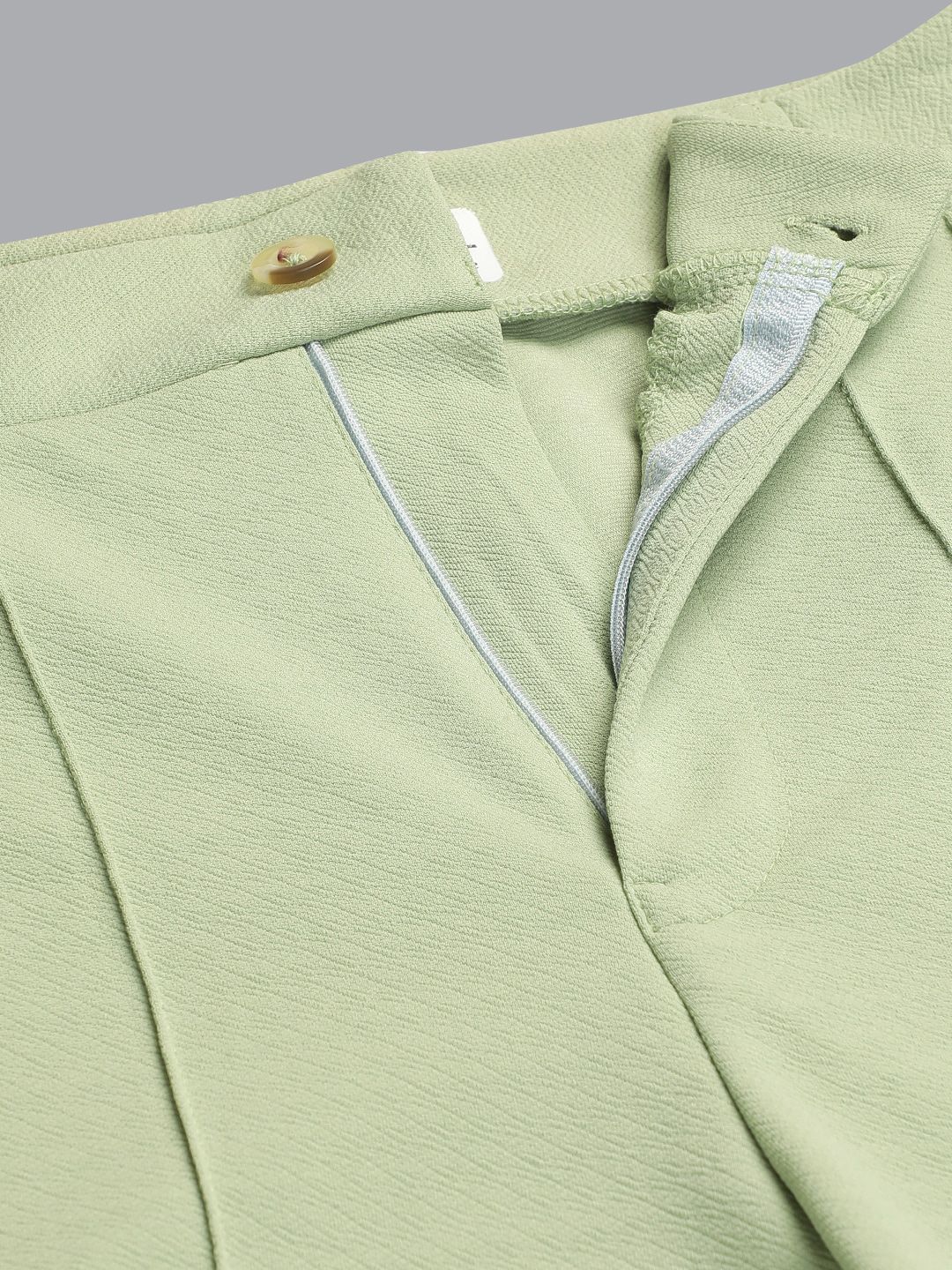 Kotty Women Pack Of 2 Relaxed Straight Leg Fit High-Rise Easy Wash Trousers