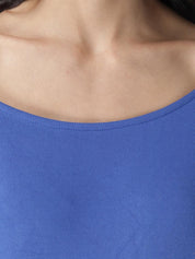 Kotty Women Blue Solid Sweatshirt