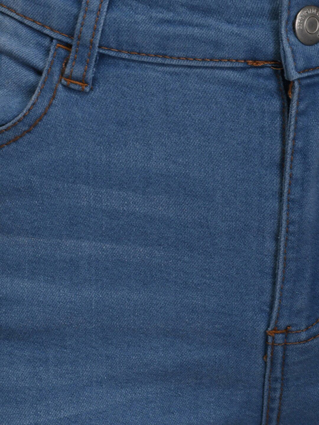 Kotty Women Blue Skinny Fit High-Rise Low Distress Jeans