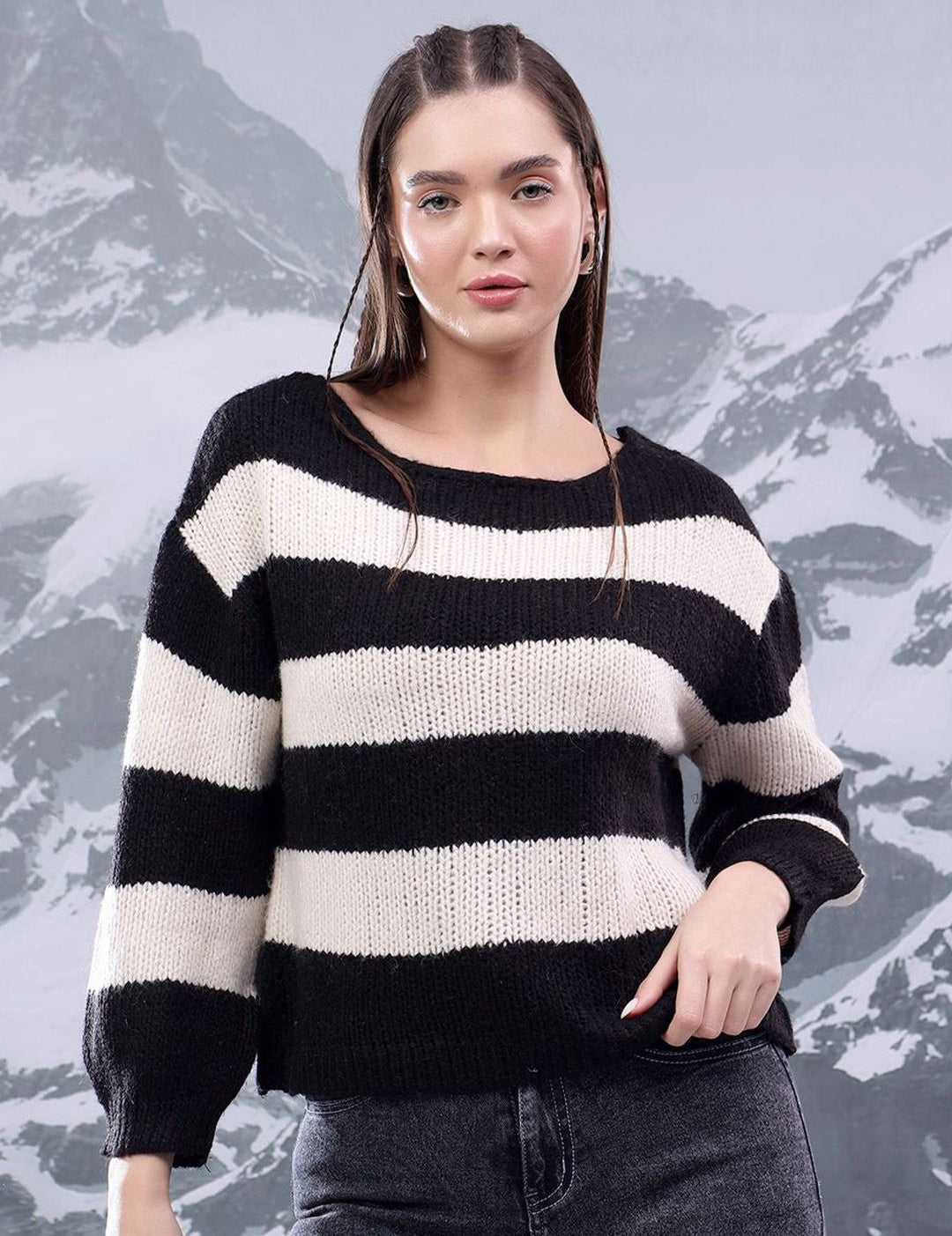 Kotty Women Striped Pullover