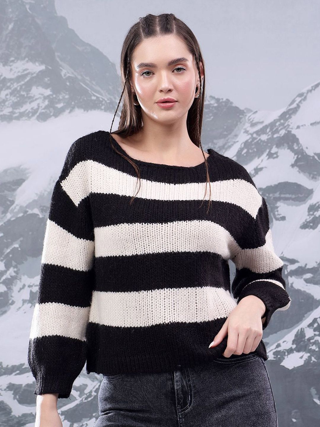 Kotty Women Striped Pullover