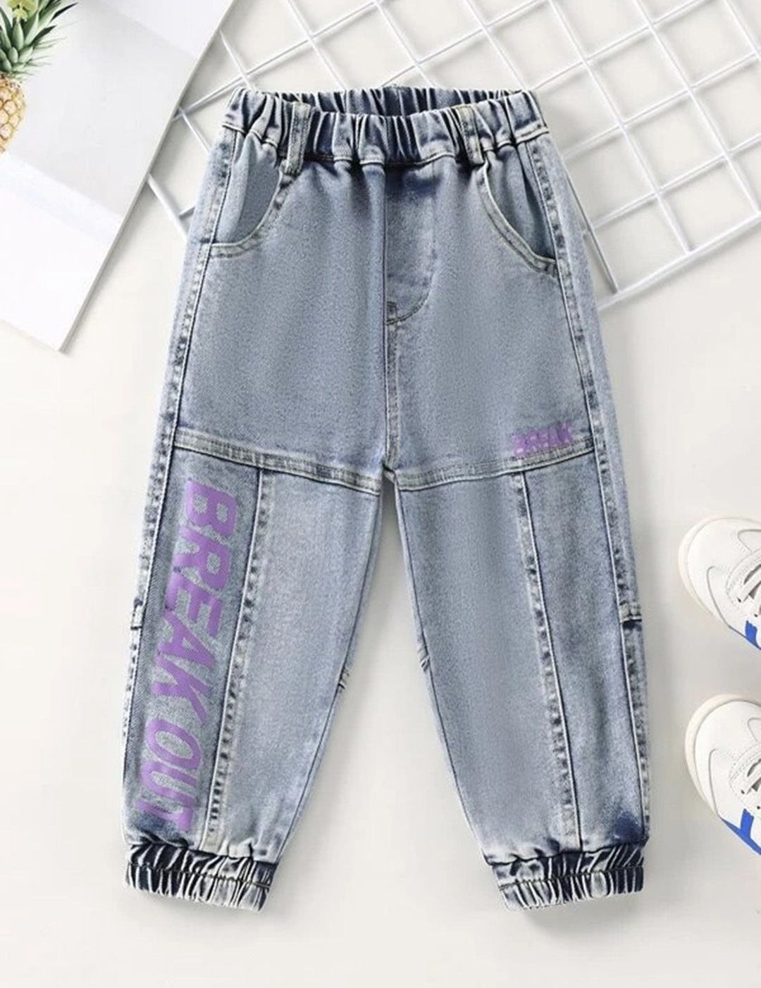 Kotty Boys Blue Jean Regular Fit Heavy Fade Jeans