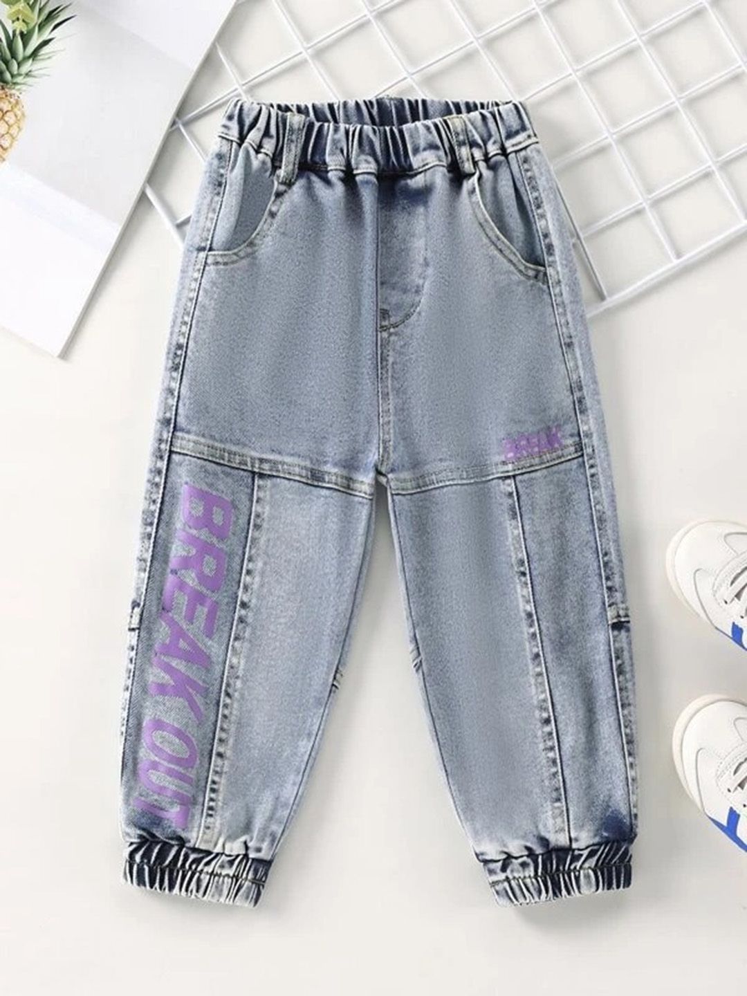 Kotty Boys Blue Jean Regular Fit Heavy Fade Jeans