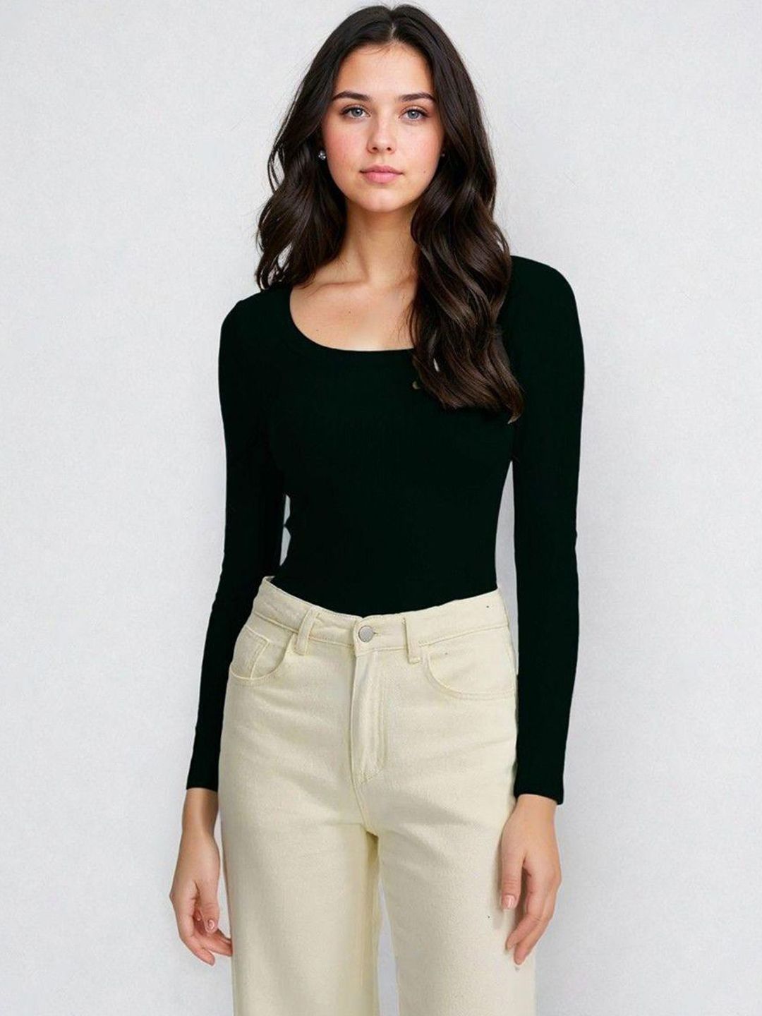 Kotty Scoop Neck Top with Trousers
