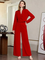 KOTTY BIZwear Basics Women Relaxed Straight Leg High-Rise Easy Wash Pleated Trousers